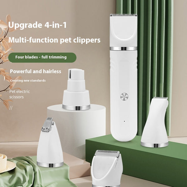 Upgrade 4-in-1 Multi-Function Pet Clippers