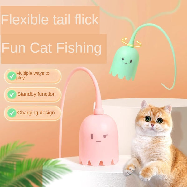 Electric interactive cat toy